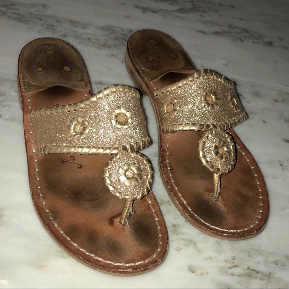 Sparkly Gold Jack Rodgers